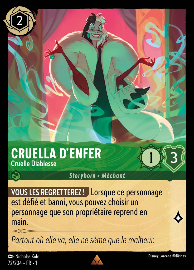 Cruella d'Enfer - Cruelle Diablesse