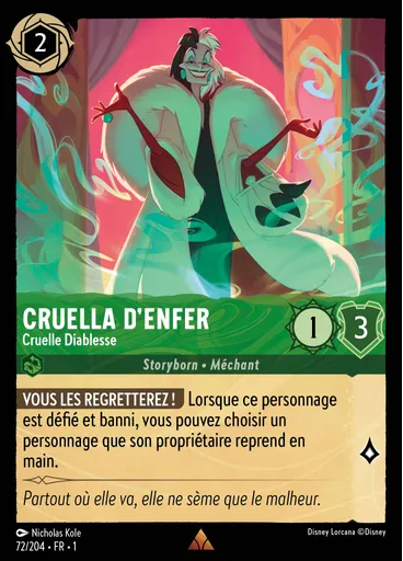 Cruella d'Enfer - Cruelle Diablesse