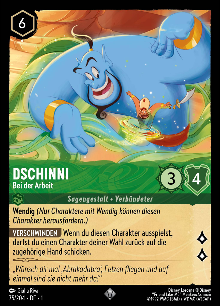 Dschinni - Bei der Arbeit