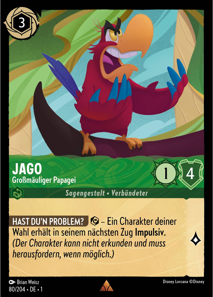 Jago - Großmäuliger Papagei