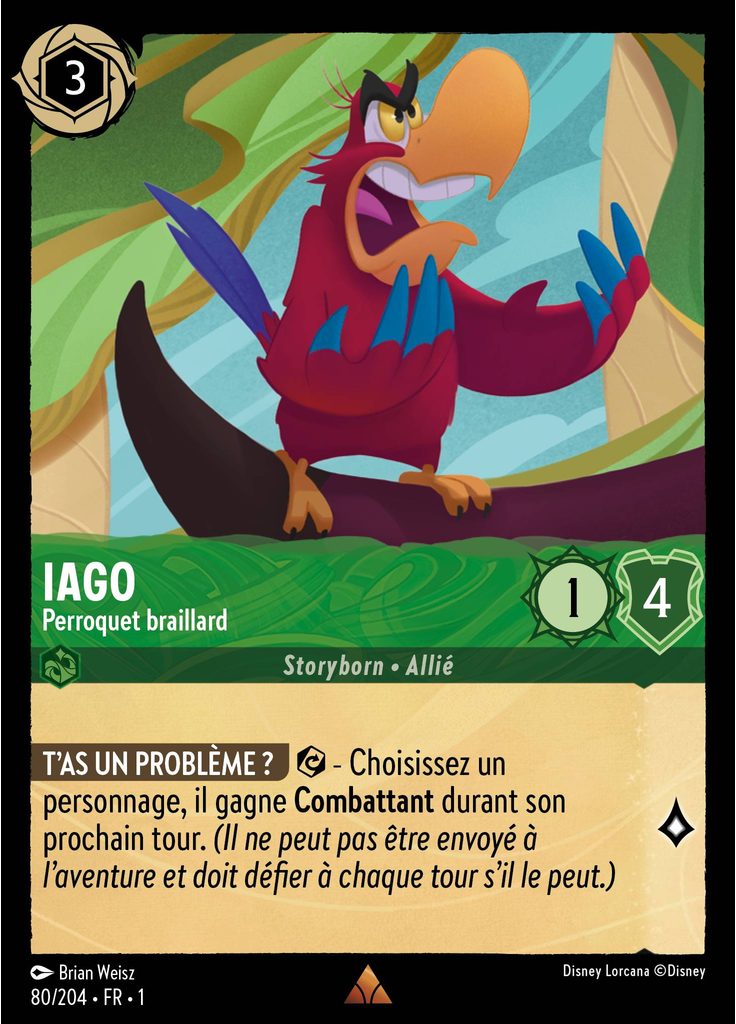 Iago - Perroquet braillard