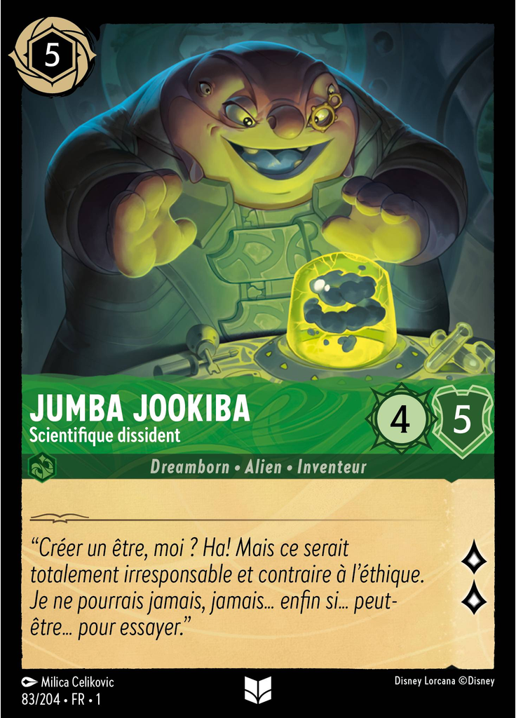 Jumba Jookiba - Scientifique dissident
