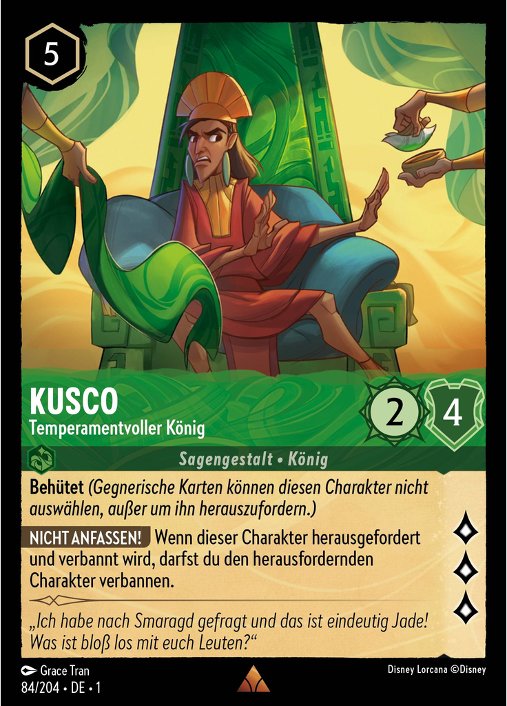 Kusco - Temperamentvoller König