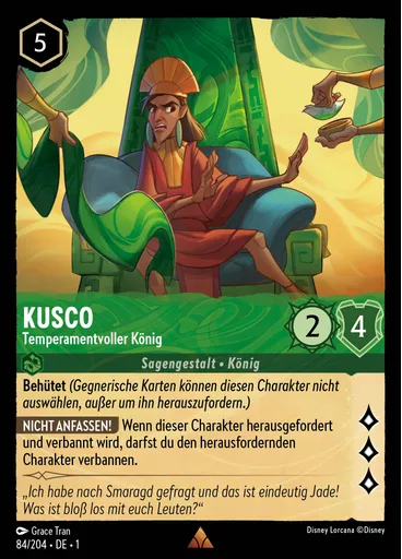 Kusco - Temperamentvoller König