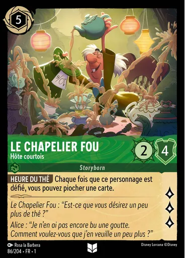 Le Chapelier Fou - Hôte courtois