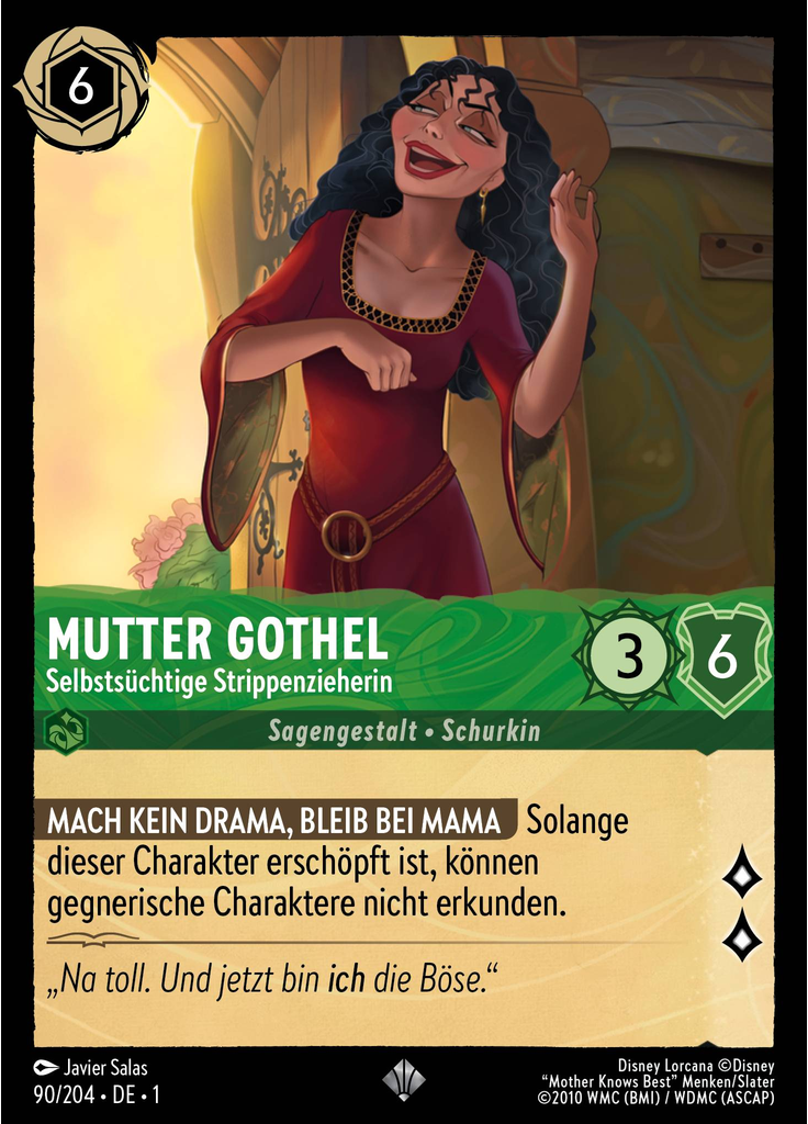 Mutter Gothel - Selbstsüchtige Strippenzieherin