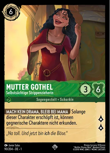 Mutter Gothel - Selbstsüchtige Strippenzieherin