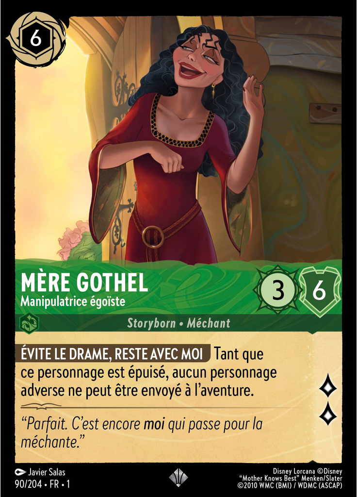 Mère Gothel - Manipulatrice égoïste