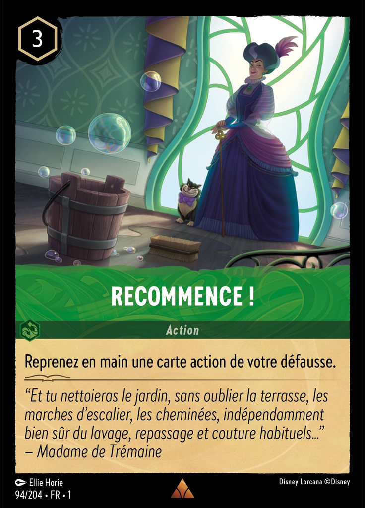 Recommence !