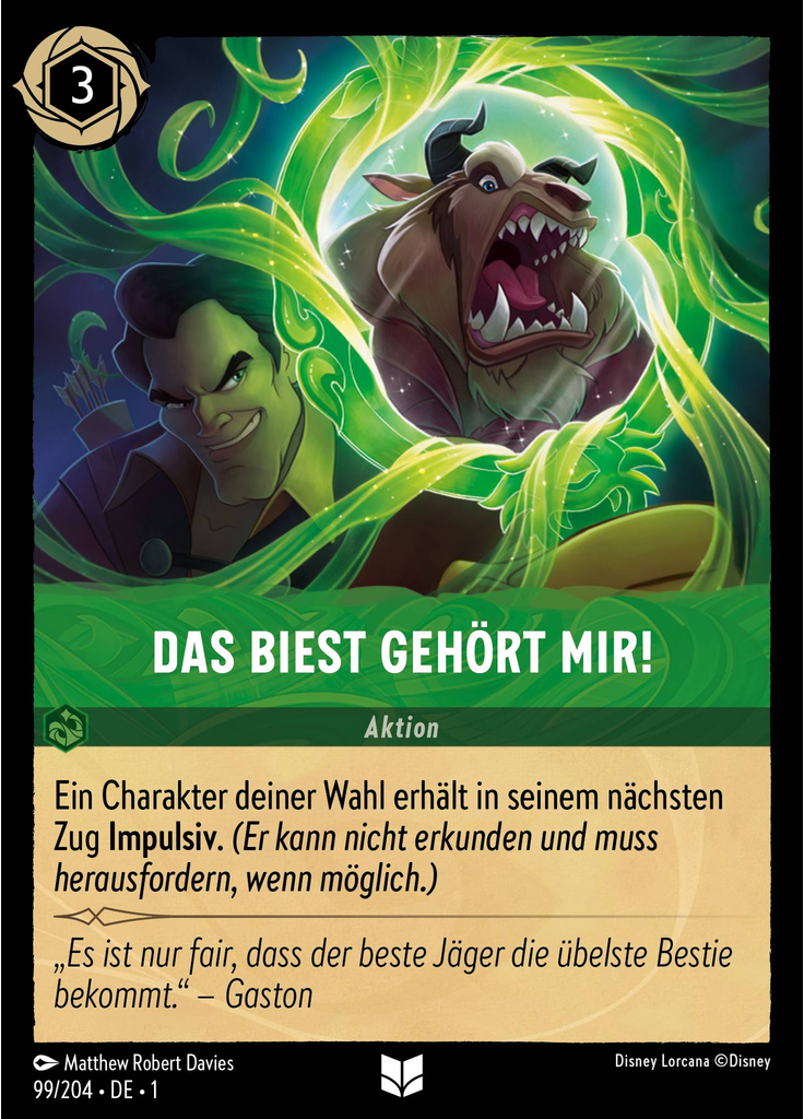 Das Biest gehört mir!