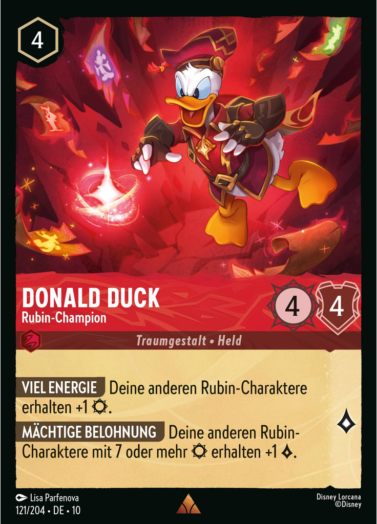 Donald Duck - Ruby Champion