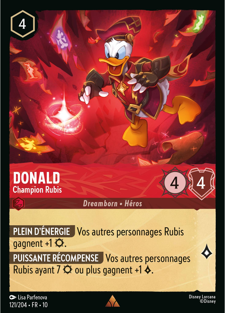 Donald Duck - Ruby Champion