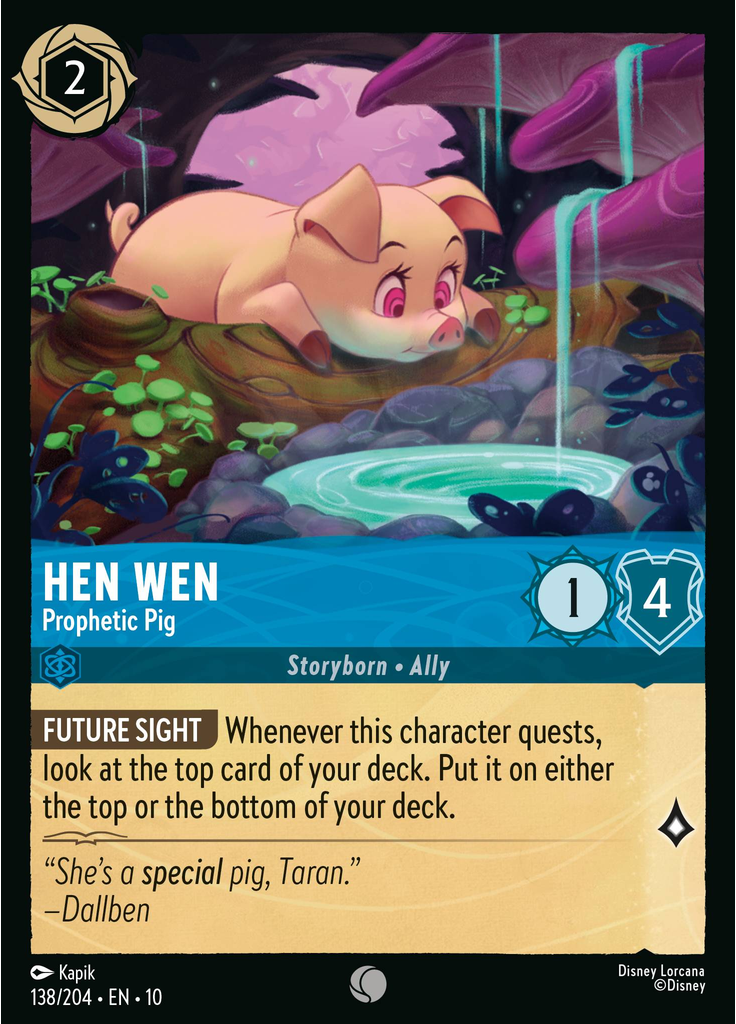 Hen Wen - Prophetic Pig (Foil)