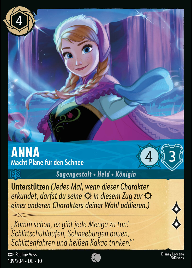 Anna - Making Snow Plans (Foil)