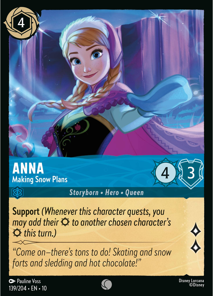 Anna - Making Snow Plans (Foil)