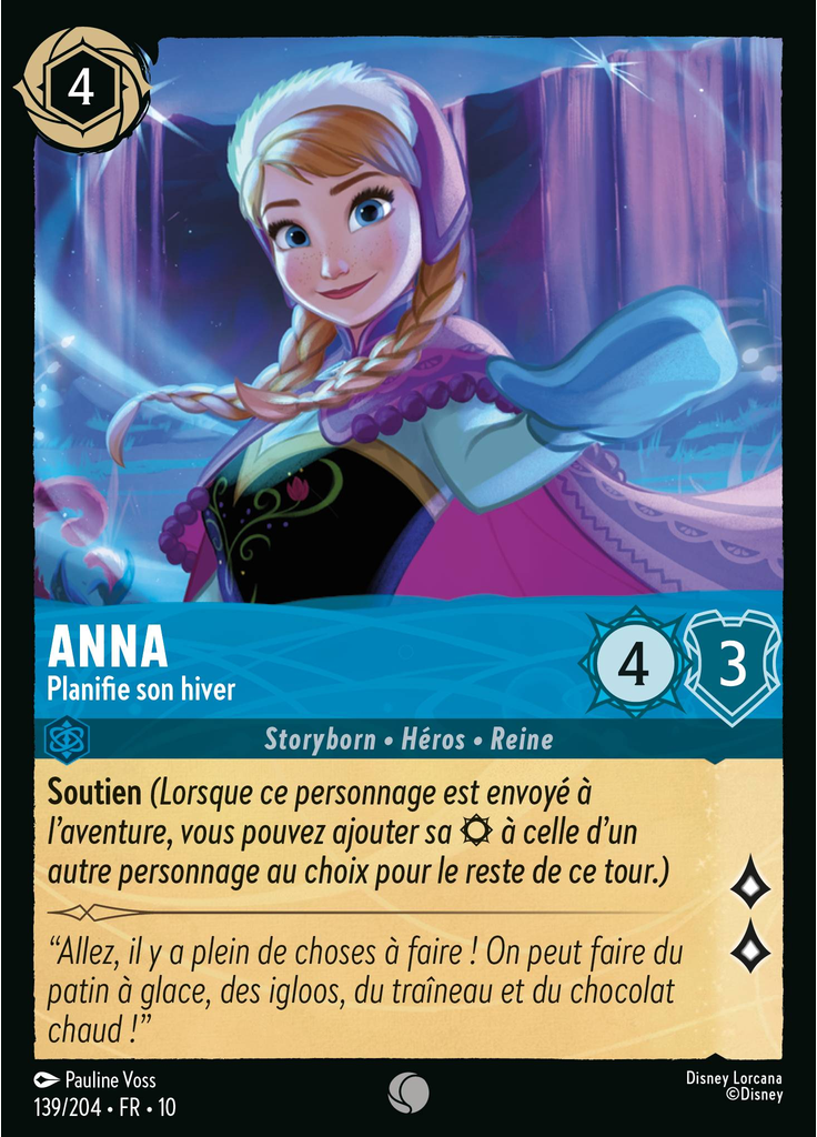 Anna - Making Snow Plans (Foil)