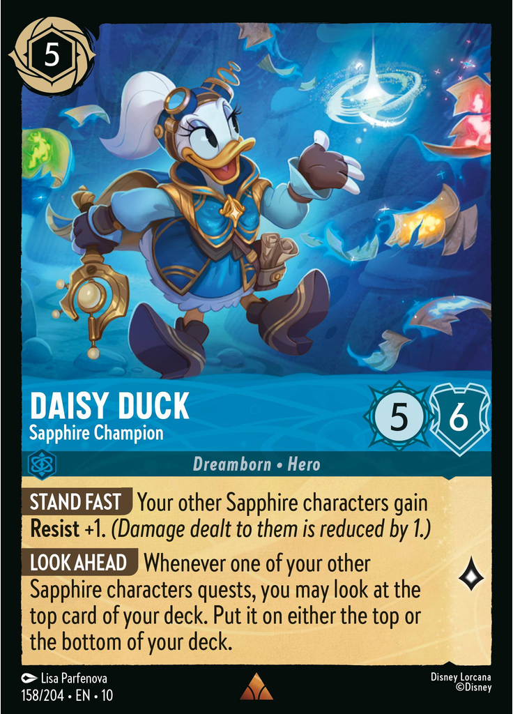 Daisy Duck - Sapphire Champion (Foil)