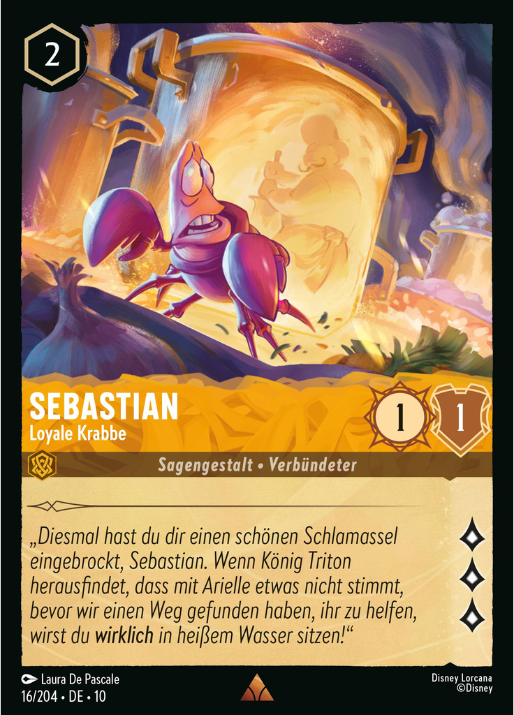 Sebastian - Loyal Crab (Foil)
