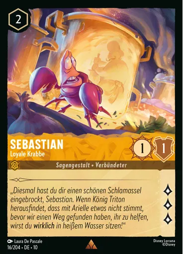 Sebastian - Loyal Crab