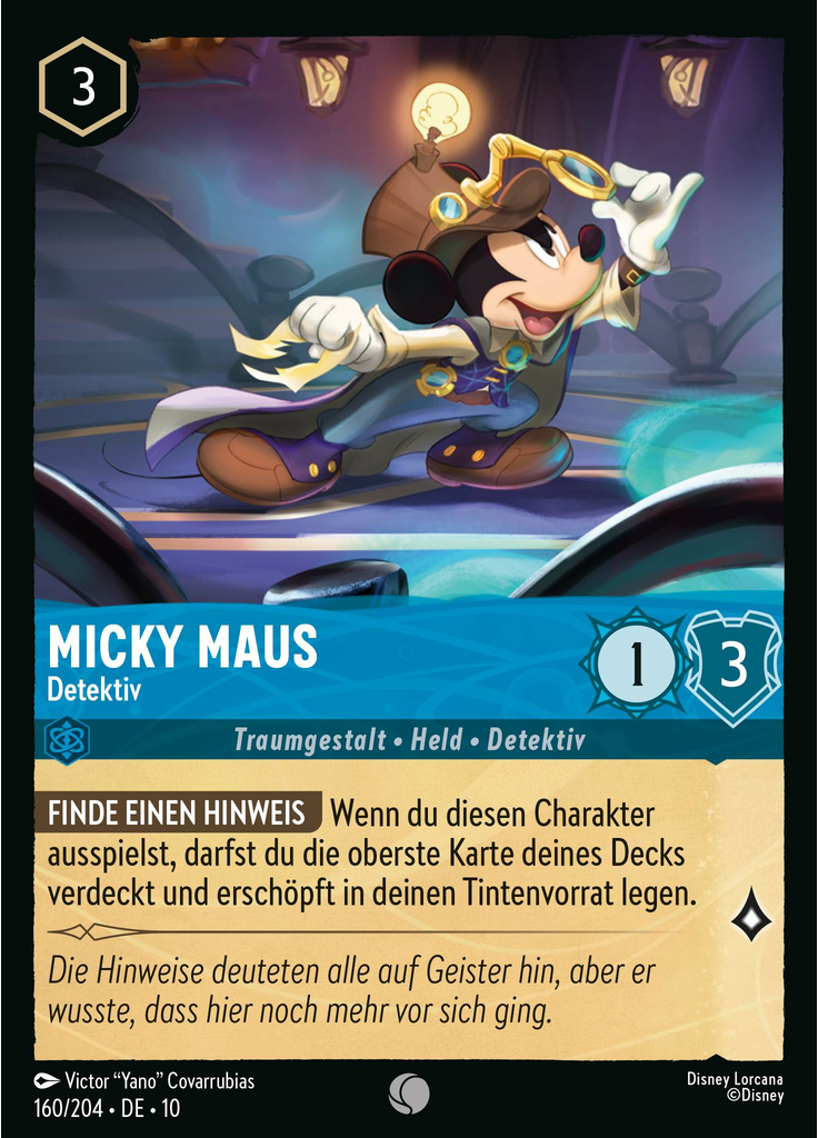 Mickey Mouse - Detective (Foil)