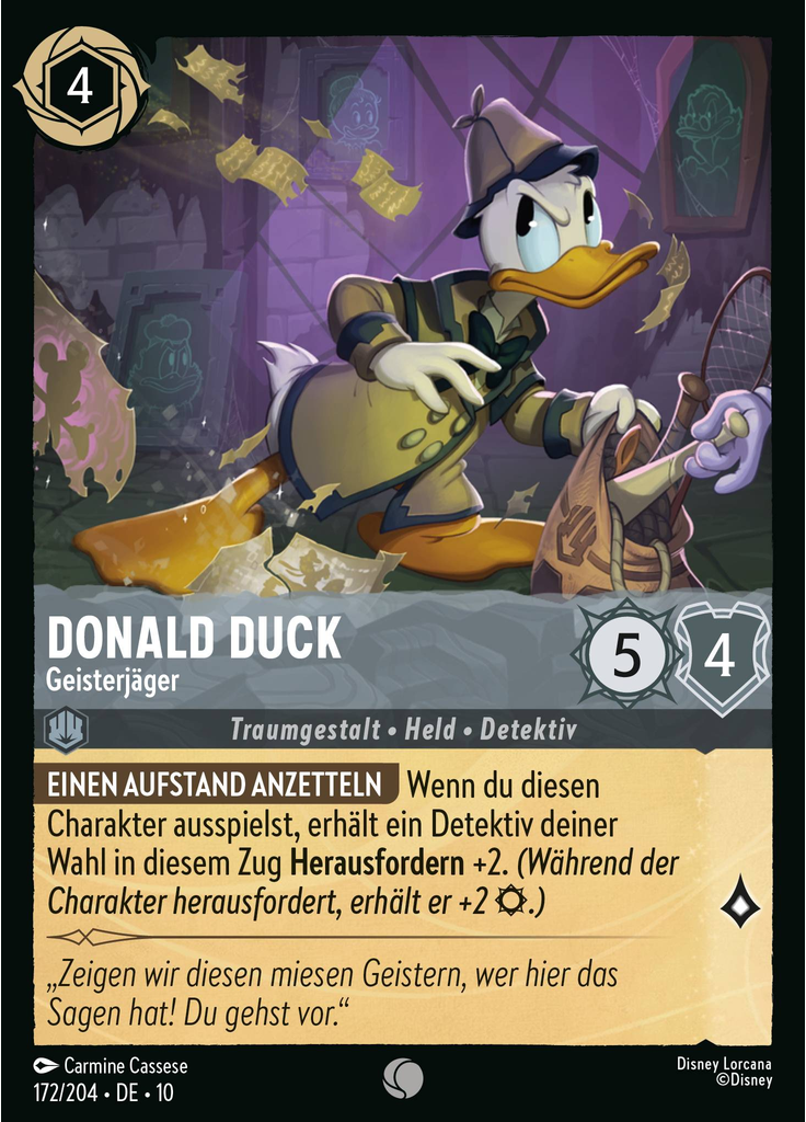 Donald Duck - Ghost Hunter (Foil)