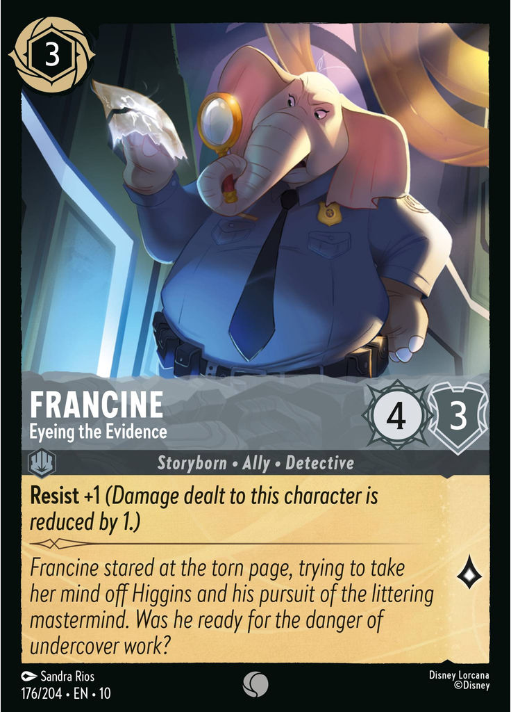 Francine - Eyeing the Evidence (Foil)