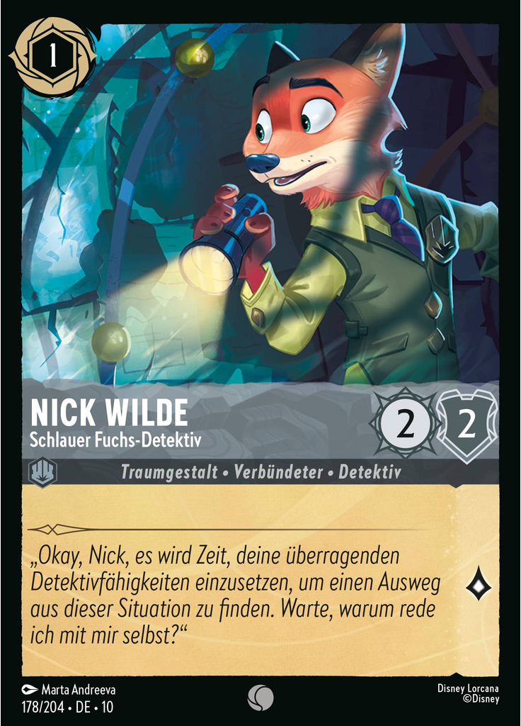 Nick Wilde - Sly Fox Sleuth (Foil)