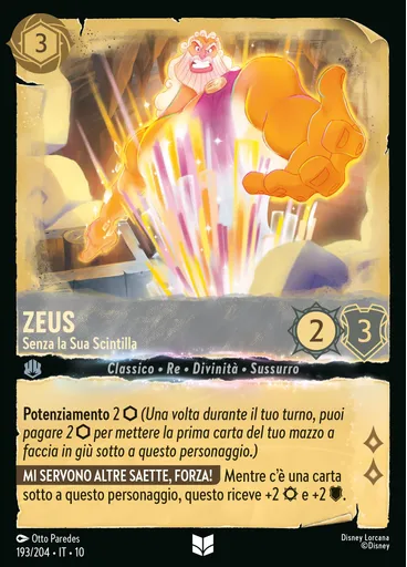 Zeus - Missing His Spark
