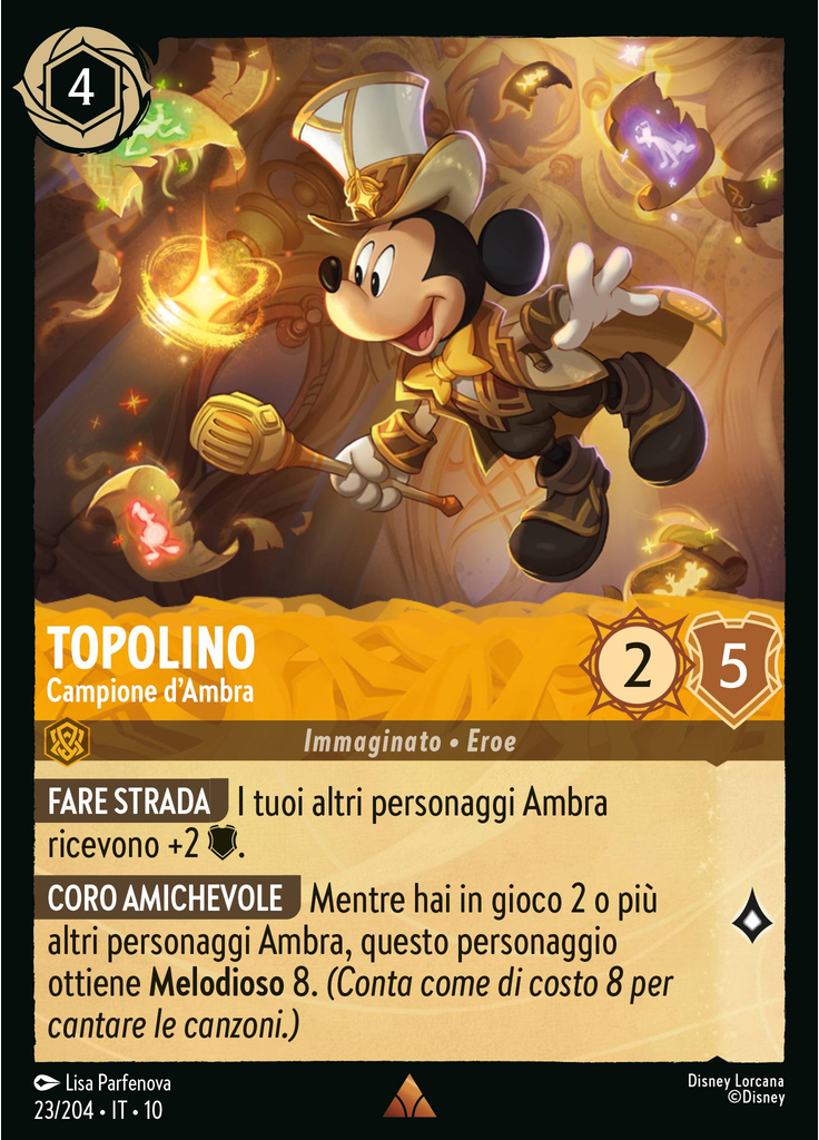 Mickey Mouse - Amber Champion (Foil)