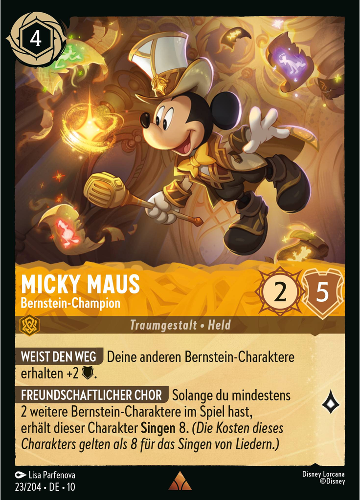 Mickey Mouse - Amber Champion