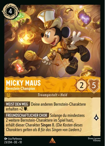 Mickey Mouse - Amber Champion