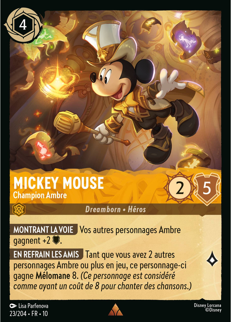 Mickey Mouse - Amber Champion