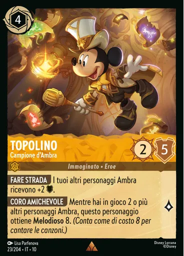 Mickey Mouse - Amber Champion