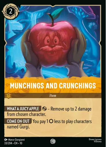 Munchings and Crunchings