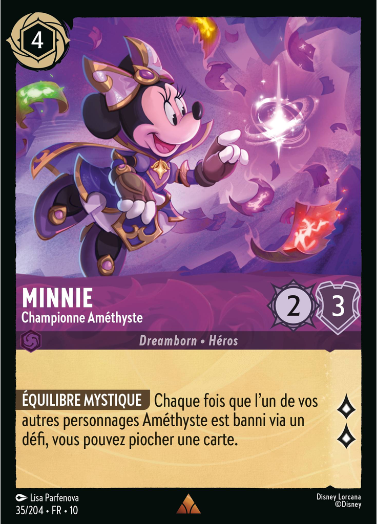 Minnie Mouse - Amethyst Champion