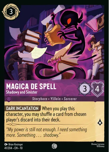 Magica De Spell - Shadowy and Sinister