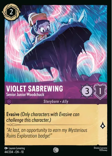Violet Sabrewing - Senior Junior Woodchuck