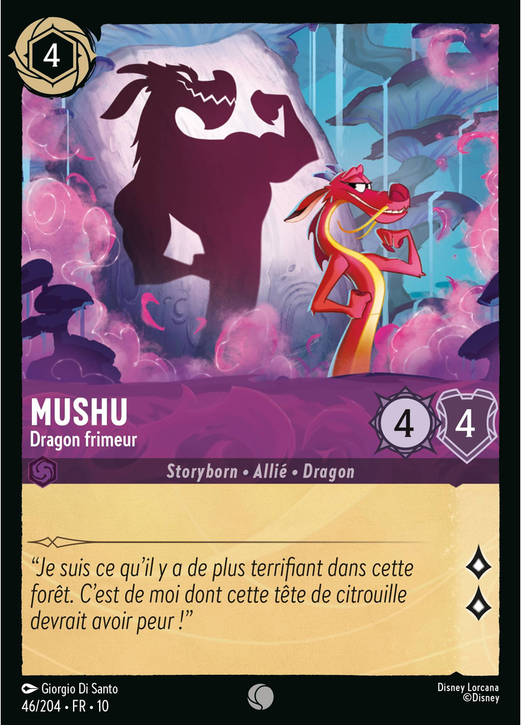 Mushu - Braggin' Dragon