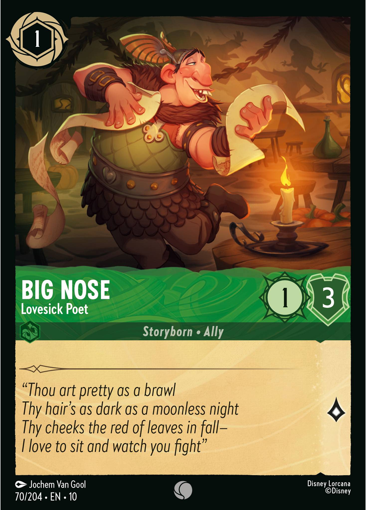 Big Nose - Lovesick Poet (Foil)
