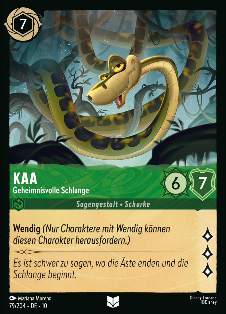Kaa - Secretive Snake (Foil)