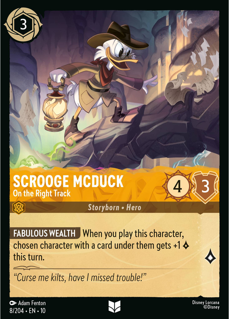 Scrooge McDuck - On the Right Track (Foil)