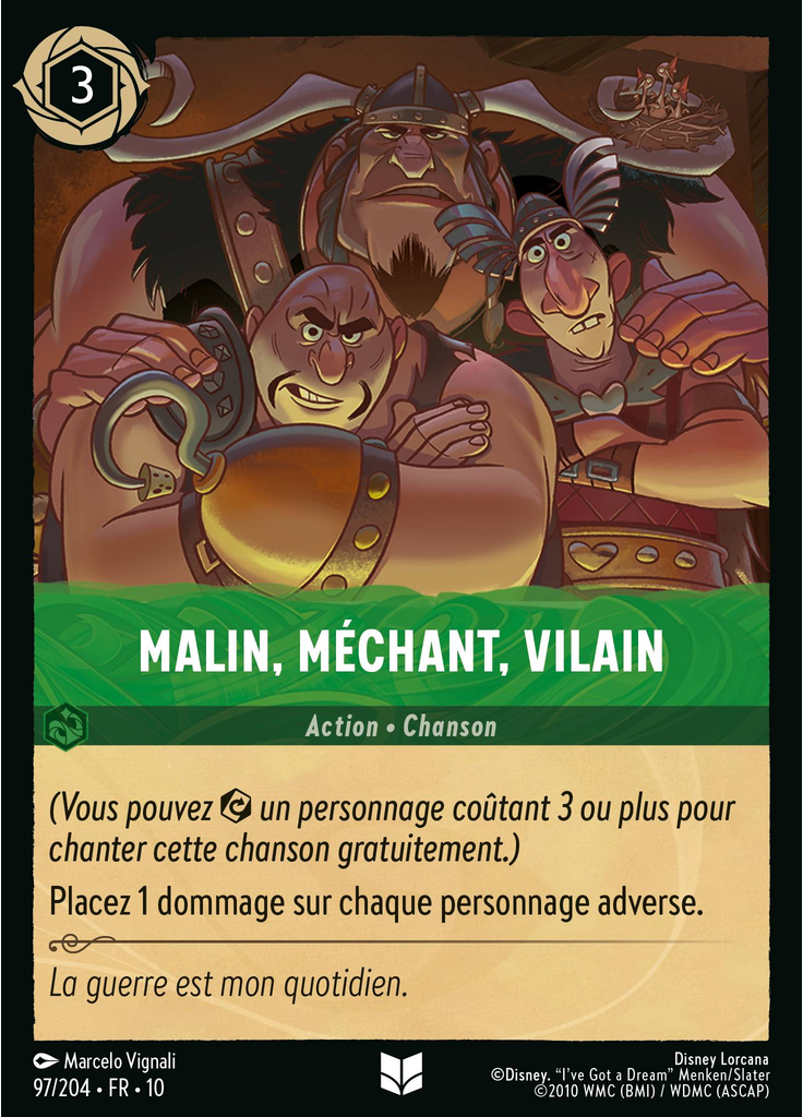 Malicious, Mean, and Scary (Foil)