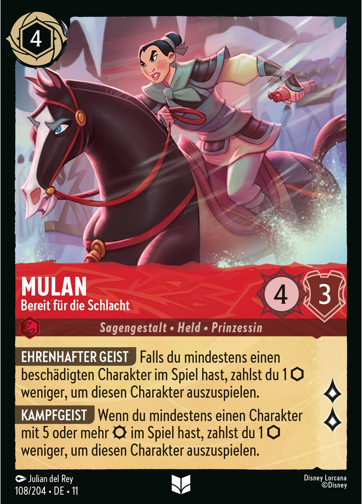 Mulan - Ready for Battle (Foil)