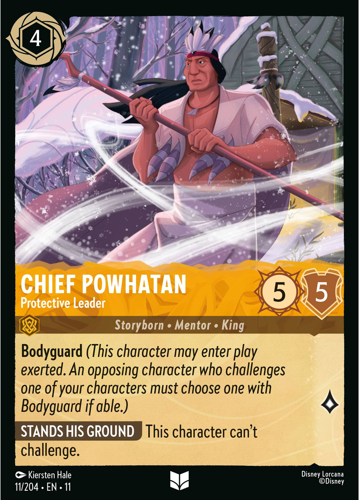 Chief Powhatan - Protective Leader (Foil)