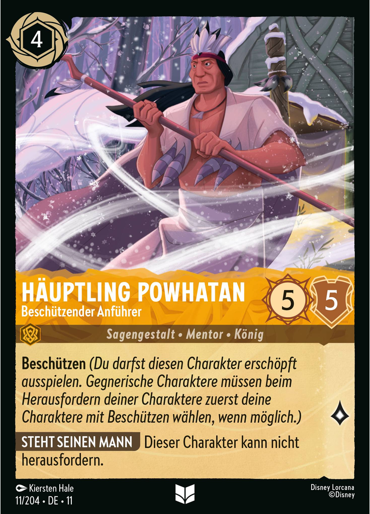 Chief Powhatan - Protective Leader