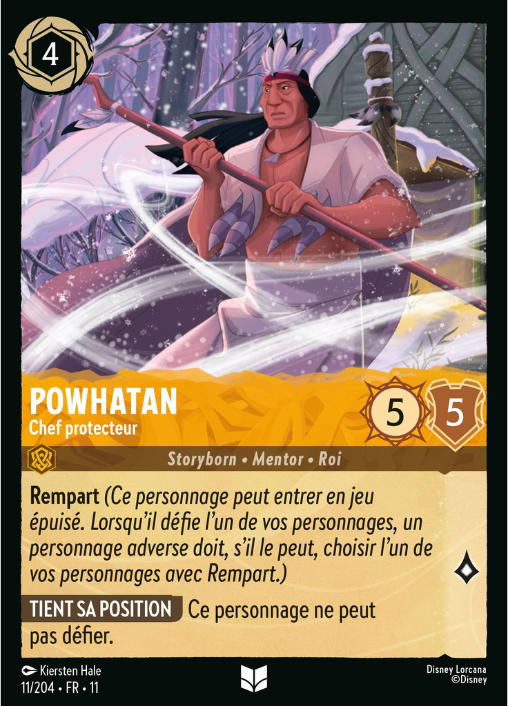 Chief Powhatan - Protective Leader