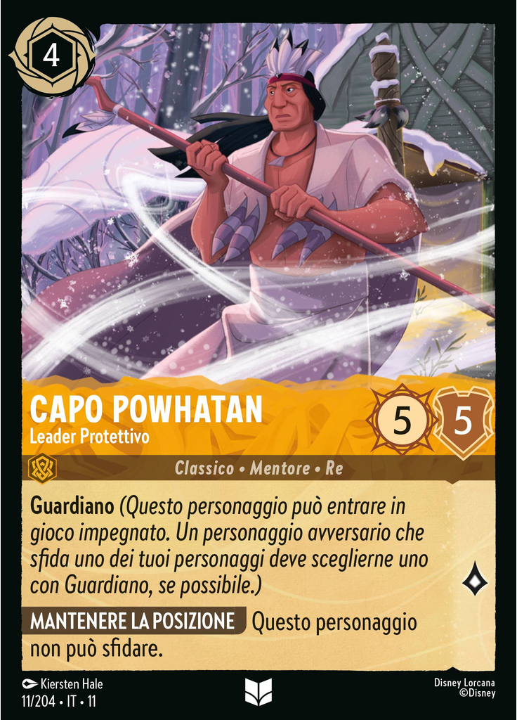 Chief Powhatan - Protective Leader