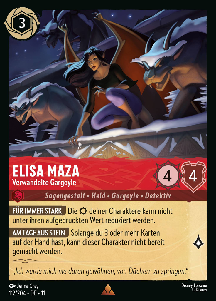 Elisa Maza - Transformed Gargoyle