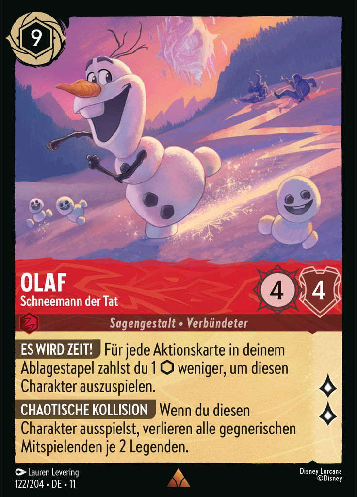 Olaf - Snowman of Action (Foil)