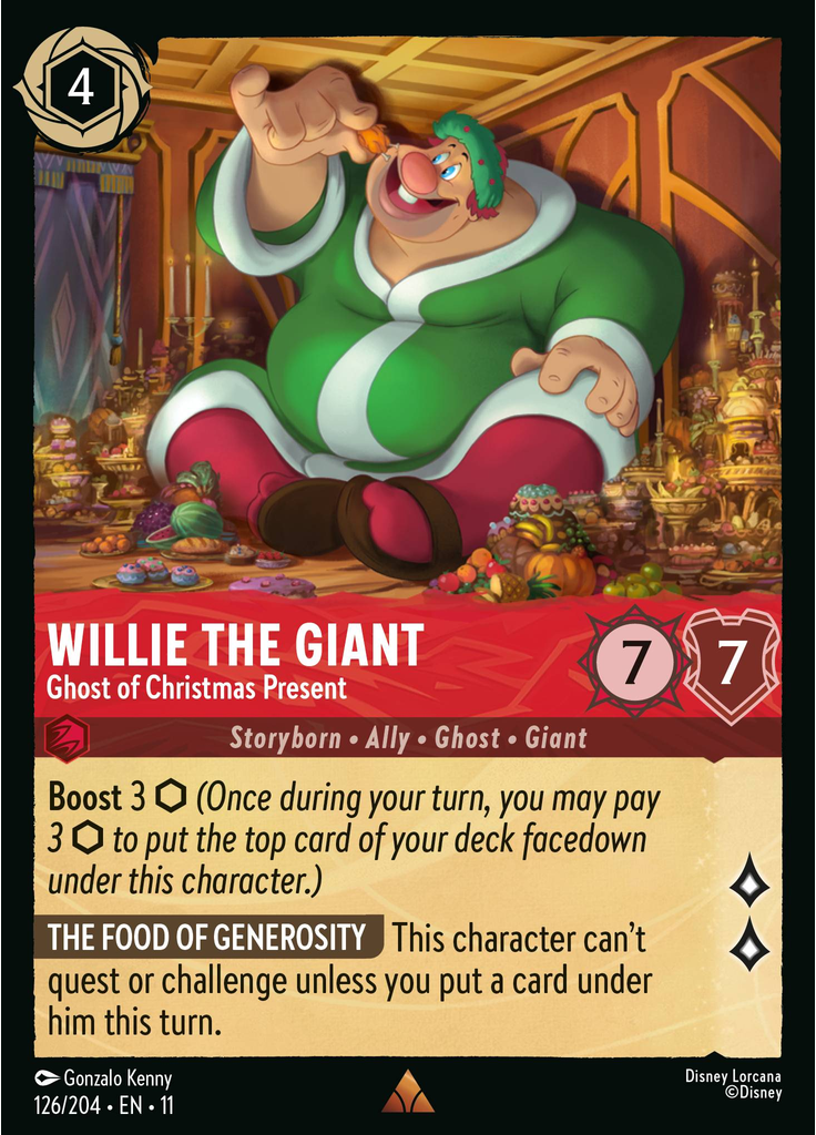 Willie the Giant - Ghost of Christmas Present (Foil)
